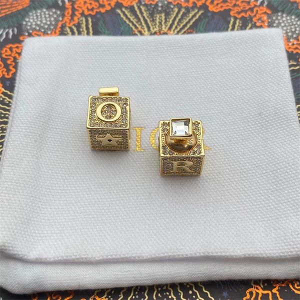 82% off online sale family's new diamond inlaid square dice feminine earrings, Golden
82% off online sale family's new diamond inlaid square dice feminine earrings, Golden