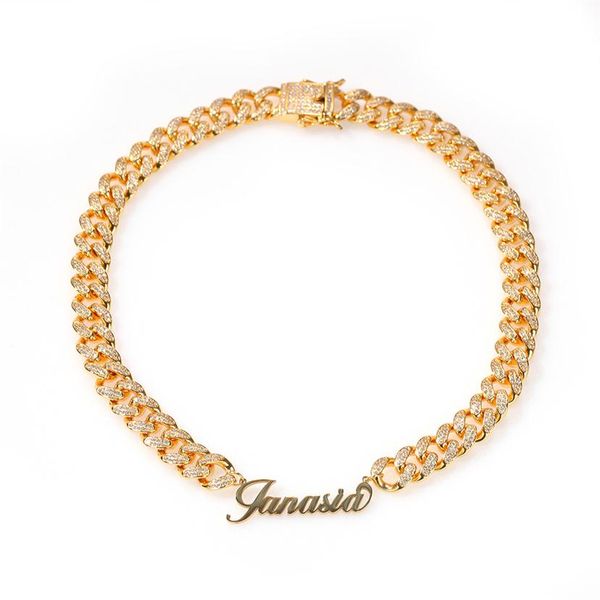 custom art font name miami cuban link necklace gold silver plated luxury micro paved cz cuban joining chain215w
custom art font name miami cuban link necklace gold silver plated luxury micro paved cz cuban joining chain215w