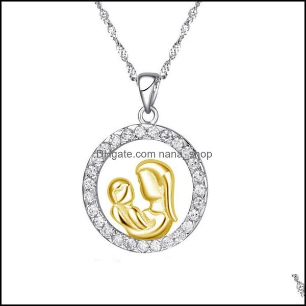 pendant necklaces pendants jewelry mothers day necklace send mother zircon sier fl circle and child theme gift drop delivery 2021 bn1kx, Silver
pendant necklaces pendants jewelry mothers day necklace send mother zircon sier fl circle and child theme gift drop delivery 2021 bn1kx, Silver