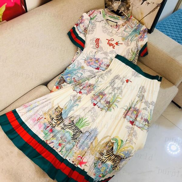 vintage flora t-shirts dress summer women brand two piece dresses ladies soft touch shirts skirts luxury tiger dresses, White
vintage flora t-shirts dress summer women brand two piece dresses ladies soft touch shirts skirts luxury tiger dresses, White