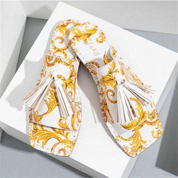fashion women sandals leather flat heels slippers flowers tassel slide flip flops outdoor summer female shoes, Black
fashion women sandals leather flat heels slippers flowers tassel slide flip flops outdoor summer female shoes, Black