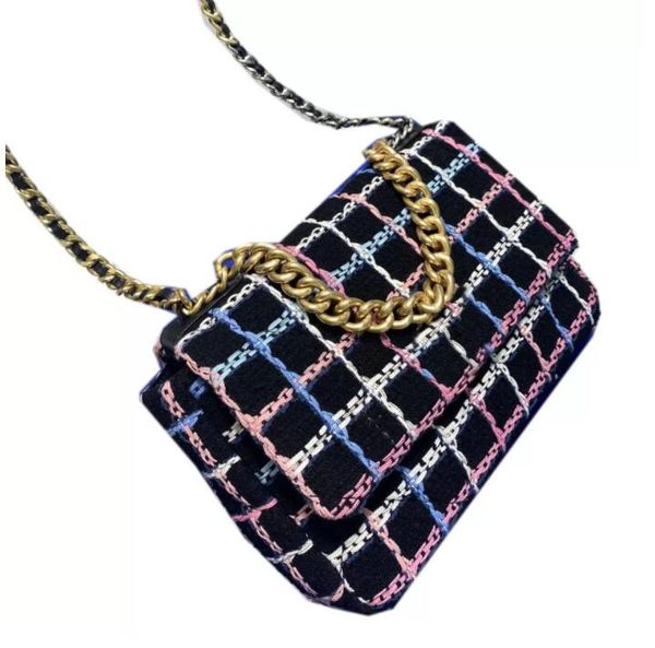 tz 2022 france womens colorful tweed 19 single flap bags large capacity chain tote gold/silver two-tone crossbody shoulder purse outdoor sac
tz 2022 france womens colorful tweed 19 single flap bags large capacity chain tote gold/silver two-tone crossbody shoulder purse outdoor sac