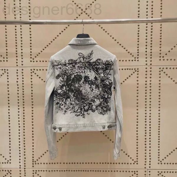 women's jackets designer 21s autumn and winter letter embroidery slim fit men's women's same stall casual versatile denim jac, Black;brown
women's jackets designer 21s autumn and winter letter embroidery slim fit men's women's same stall casual versatile denim jac, Black;brown