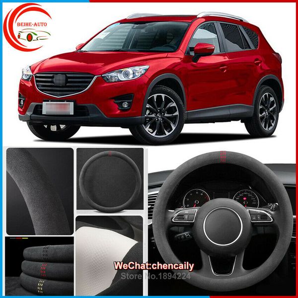 for mazda cx-5 black alcantara car steering wheel cover all seasons suede case
for mazda cx-5 black alcantara car steering wheel cover all seasons suede case