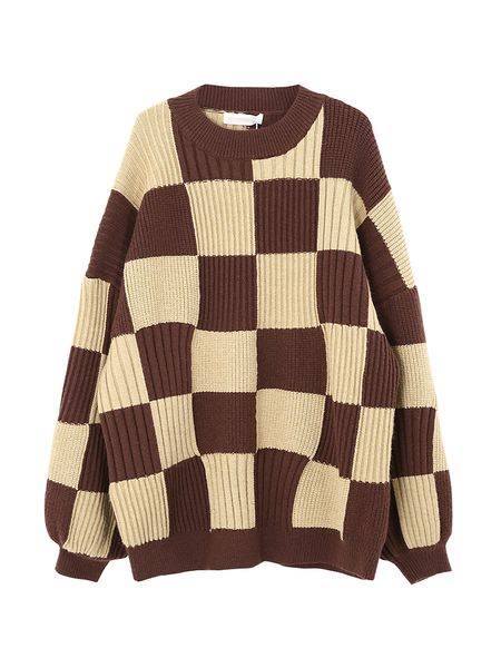 vintage plaid pullovers women streetwear korean style loose daily cozy harajuku sweaters sweet cool girl, White;black
vintage plaid pullovers women streetwear korean style loose daily cozy harajuku sweaters sweet cool girl, White;black