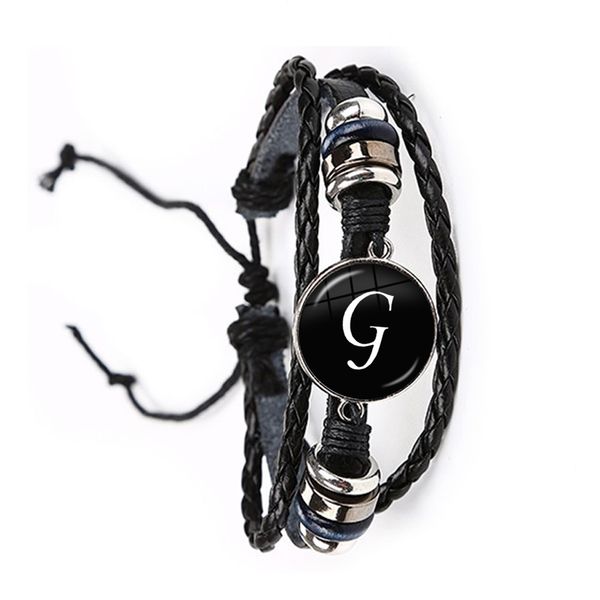 fashion a-z single alphabet strand leather bracelet 26 letters id name friendship adjustable bangle for men women kids family, Black
fashion a-z single alphabet strand leather bracelet 26 letters id name friendship adjustable bangle for men women kids family, Black