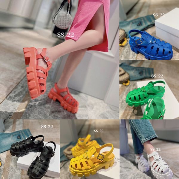 rubber thick soled gear hollow platform sandals for womens luxurys fashion slides slippers buckle strap ladies beach loafers round toe gladi, Black
rubber thick soled gear hollow platform sandals for womens luxurys fashion slides slippers buckle strap ladies beach loafers round toe gladi, Black