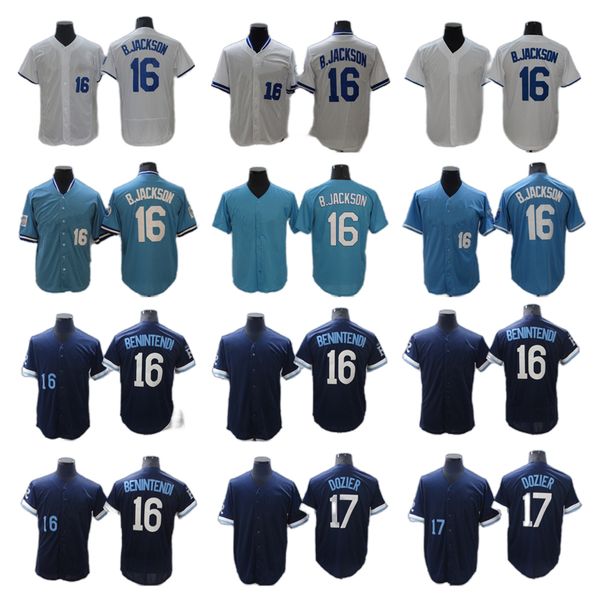 kansas city's royals's new baseball jerseys 16 bo jackson 17 dozier, Blue;black
kansas city's royals's new baseball jerseys 16 bo jackson 17 dozier, Blue;black