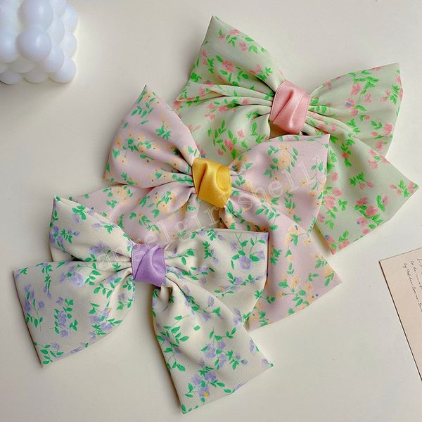 women large bow hairpin summer chiffon big bowknot print barrettes women colorful ponytail clip hair accessories, Slivery;white
women large bow hairpin summer chiffon big bowknot print barrettes women colorful ponytail clip hair accessories, Slivery;white