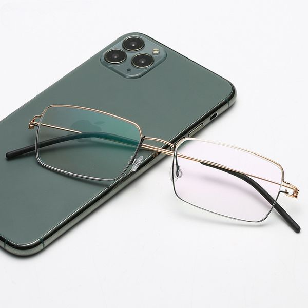 fashion sunglasses frames rectangular frame men women optical mirror ultra-light eyeglasses for spectacles prescription myopia eyewear, Silver
fashion sunglasses frames rectangular frame men women optical mirror ultra-light eyeglasses for spectacles prescription myopia eyewear, Silver