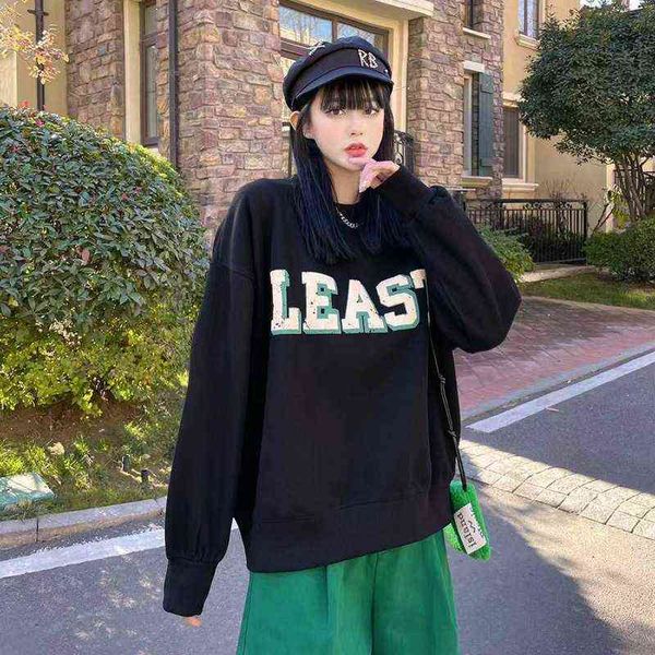 fashion letter printed oversized hoodies women loose casual sport women's clothing pullover streetshirt 2021 fall new t220726, Black
fashion letter printed oversized hoodies women loose casual sport women's clothing pullover streetshirt 2021 fall new t220726, Black