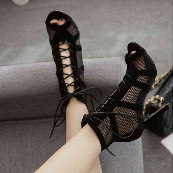 2022 new black mesh suede fashion cross strap high-heeled sandals large women's shoes
2022 new black mesh suede fashion cross strap high-heeled sandals large women's shoes