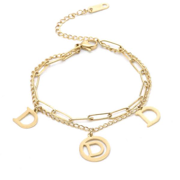 wind in double layer 3 letter d home titanium steel 2022 tide brand fashion design necklace bracelet ring stud earrings, Black
wind in double layer 3 letter d home titanium steel 2022 tide brand fashion design necklace bracelet ring stud earrings, Black