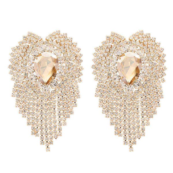 earrings 2022 fashion new excessive rhinestone tassel earrings women evening dress temperament claw necklace 220808, Silver
earrings 2022 fashion new excessive rhinestone tassel earrings women evening dress temperament claw necklace 220808, Silver