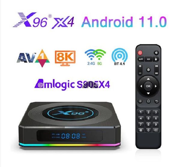 x96 x4 android 11.0 tv box amlogic s905x4 4gb 32gb 64gb 100m quad core 2.4g 5g dual band wifi bt 8k media player set box vs tanix x4
x96 x4 android 11.0 tv box amlogic s905x4 4gb 32gb 64gb 100m quad core 2.4g 5g dual band wifi bt 8k media player set box vs tanix x4