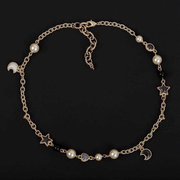 brand fashion jewelry women vintage gold color black star resin pearls necklace choker sweater chain party fine fashion jewelry2025, Silver
brand fashion jewelry women vintage gold color black star resin pearls necklace choker sweater chain party fine fashion jewelry2025, Silver