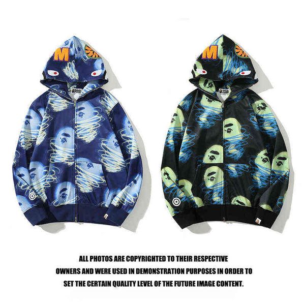 factory online export new designer brand sweater shark head bap 3d digital print hoodie, Black
factory online export new designer brand sweater shark head bap 3d digital print hoodie, Black