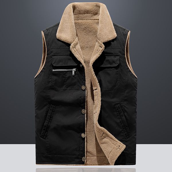 fashion mens jacket sleeveless warm vest thermal soft vests casual coats male cashmere men's vest men thicken waistcoat man clothes plu, Black;white
fashion mens jacket sleeveless warm vest thermal soft vests casual coats male cashmere men's vest men thicken waistcoat man clothes plu, Black;white