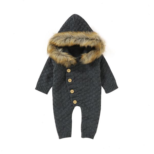 baby girls boys knitted romper autumn winter solid color single-breasted long sleeve hooded jumpsuit with wool collar, Blue
baby girls boys knitted romper autumn winter solid color single-breasted long sleeve hooded jumpsuit with wool collar, Blue