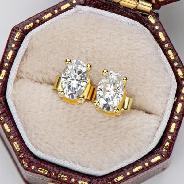 stud trendy 0.5/1 carat d color gra oval moissanite earrings women jewelry 925 sterling silver pass diamond, Golden;silver
stud trendy 0.5/1 carat d color gra oval moissanite earrings women jewelry 925 sterling silver pass diamond, Golden;silver
