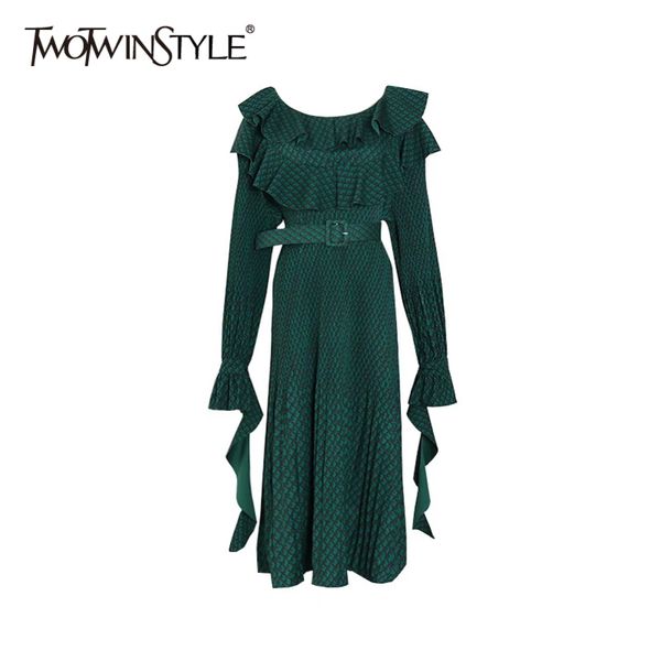 print patchwork ruffle dress for women v neck long sleeve high waist spring elegant dresses female fashion 210423, Black;gray
print patchwork ruffle dress for women v neck long sleeve high waist spring elegant dresses female fashion 210423, Black;gray