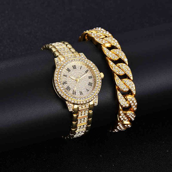 2021 men 2pcs set luxury fashion watches rhonestone women business simple stainless steel quartz watch relogio masculino, Slivery;brown
2021 men 2pcs set luxury fashion watches rhonestone women business simple stainless steel quartz watch relogio masculino, Slivery;brown