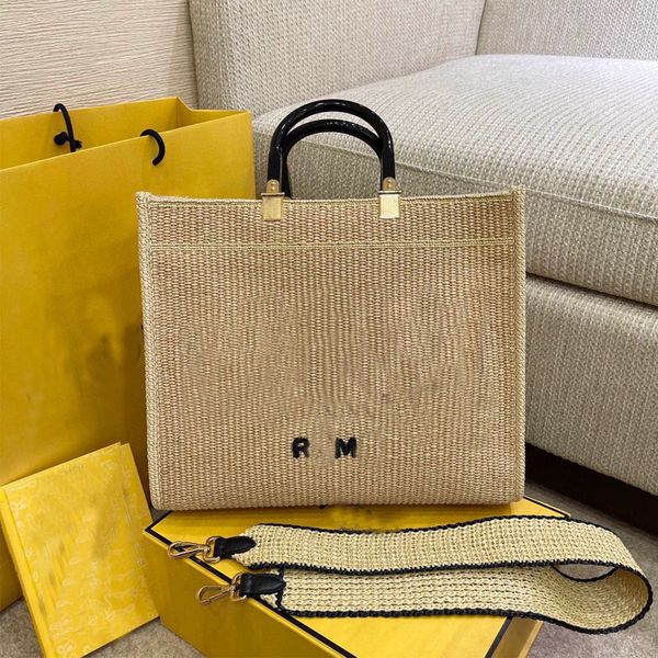 2022 new luxury designer straw woven tote summer handmade totes beach handbag large shopping bag knitting letter handbags khaki black letter
2022 new luxury designer straw woven tote summer handmade totes beach handbag large shopping bag knitting letter handbags khaki black letter