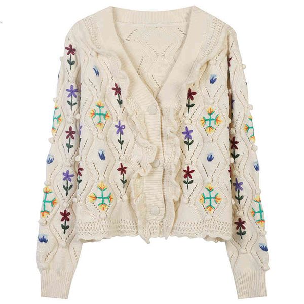 women's sweaters south korea dongdamen women's sweater autumn winter flower embroidery stitching loose knit cardigan short xsjk, White;black
women's sweaters south korea dongdamen women's sweater autumn winter flower embroidery stitching loose knit cardigan short xsjk, White;black