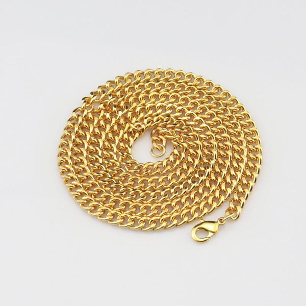 chains simple style hiphop stainless steel cuban chain gold plated men women hip hop jewelry necklace accessories parts, Silver
chains simple style hiphop stainless steel cuban chain gold plated men women hip hop jewelry necklace accessories parts, Silver