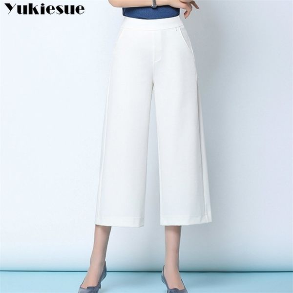 streetwear summer women's white work pants female high waist wide leg pants capris for women trousers woman plus size 5xl 6xl 201228, Black;white
streetwear summer women's white work pants female high waist wide leg pants capris for women trousers woman plus size 5xl 6xl 201228, Black;white