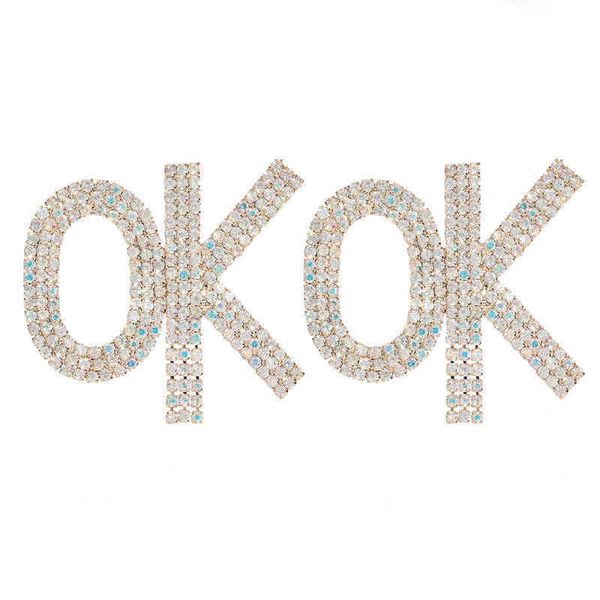 charm 2022 fashion claw chain series popular letters ok metal stud earrings women jewelry accessories aretes de mujer 220726, Golden
charm 2022 fashion claw chain series popular letters ok metal stud earrings women jewelry accessories aretes de mujer 220726, Golden