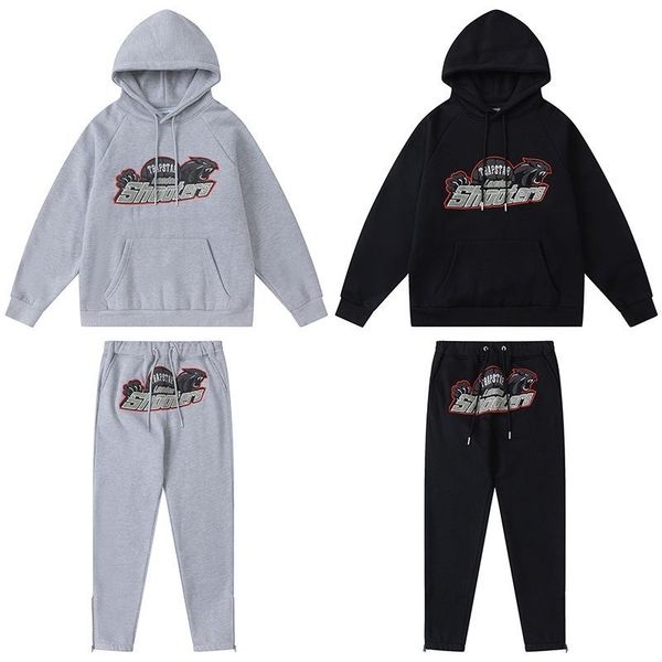 selling designer men's suits trendy brand trapstar hoodie pants fashion loose hip hop women's hooded sweater sweatpants two piece, Gray
selling designer men's suits trendy brand trapstar hoodie pants fashion loose hip hop women's hooded sweater sweatpants two piece, Gray
