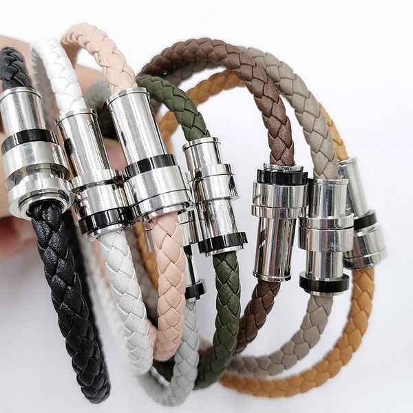 stainless steel magnet buckle bracelet woven rope bracelets for men, Golden;silver
stainless steel magnet buckle bracelet woven rope bracelets for men, Golden;silver
