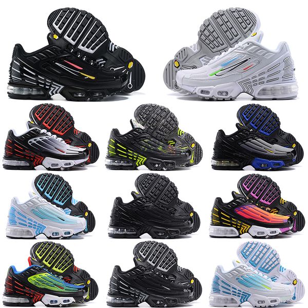 mens womens kids tn 3 plus running shoes tuned iii tn3 trainers triple black wolf grey blanche white blue nebula outdoor sneakers for gift s
mens womens kids tn 3 plus running shoes tuned iii tn3 trainers triple black wolf grey blanche white blue nebula outdoor sneakers for gift s