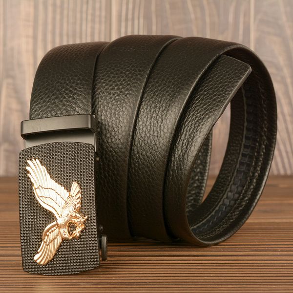 new tiger personality men's belt layer leather casual automatic buckle belt business pants r mens designer luxury belts movement fashio, Black;brown
new tiger personality men's belt layer leather casual automatic buckle belt business pants r mens designer luxury belts movement fashio, Black;brown