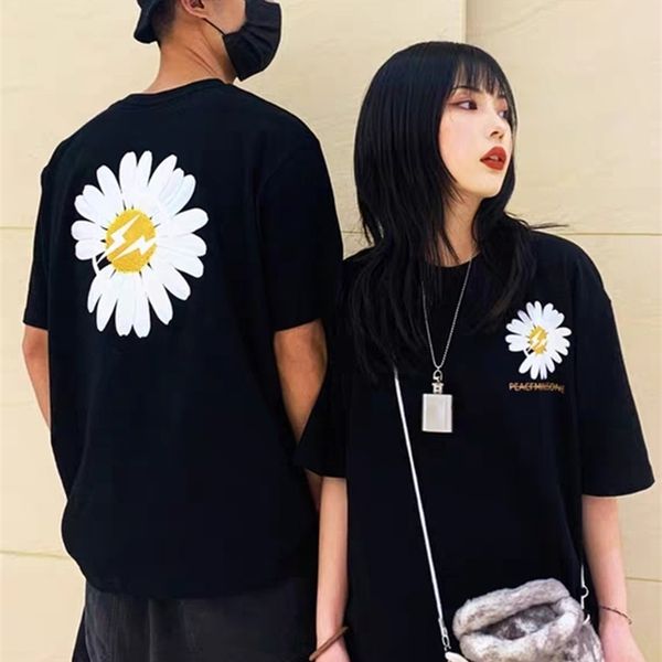 jielur hipster summer couple women tshirt daisy printed tshirts couples lovers short sleeve black white oneck tee shirt 220615
jielur hipster summer couple women tshirt daisy printed tshirts couples lovers short sleeve black white oneck tee shirt 220615