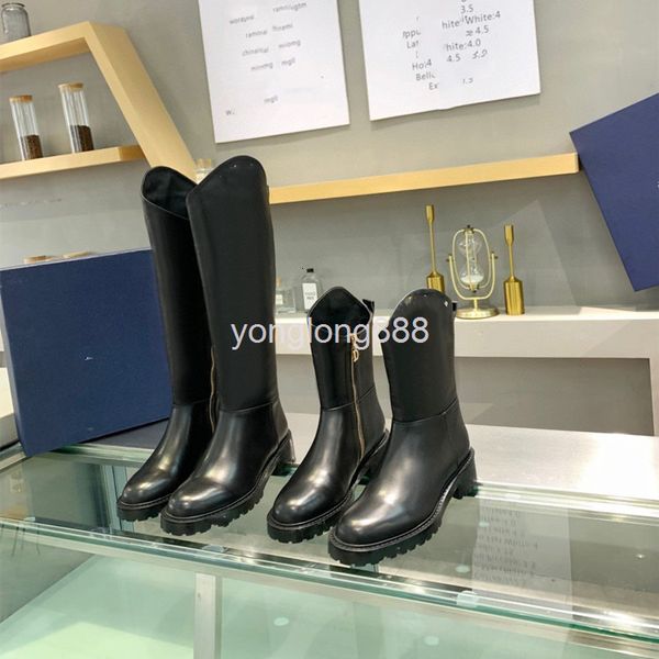 boots high end quality autumn winter leather flat bottom oblique mouth high tube knight boots women's knee length sleeve martin, Black
boots high end quality autumn winter leather flat bottom oblique mouth high tube knight boots women's knee length sleeve martin, Black