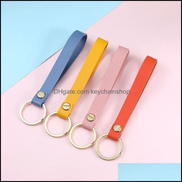 keychains fashion accessories women 8 colors wrist strap key holder artificial leather rope pu keychain business keyring gift for drop deliv, Silver
keychains fashion accessories women 8 colors wrist strap key holder artificial leather rope pu keychain business keyring gift for drop deliv, Silver