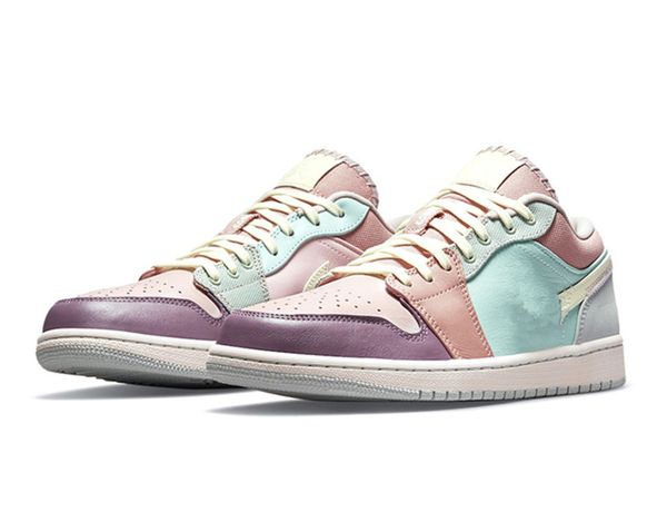 brand shoes jumpman 1 low multi pastel men/women basketball outdoor trainers sports original, White;red
brand shoes jumpman 1 low multi pastel men/women basketball outdoor trainers sports original, White;red