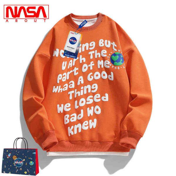 hoodies sweatshirts designer hoodie nasa co branded sweater fashion ins men's round neck pullover spring and autumn brand loose high st, Black
hoodies sweatshirts designer hoodie nasa co branded sweater fashion ins men's round neck pullover spring and autumn brand loose high st, Black