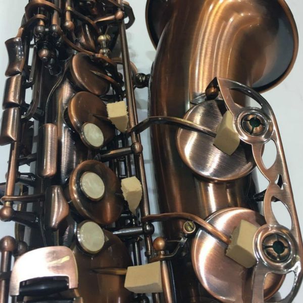 margewate alto saxophone brass body antique copper surface e flat eb tune sax with mouthpiece musical instrument
margewate alto saxophone brass body antique copper surface e flat eb tune sax with mouthpiece musical instrument