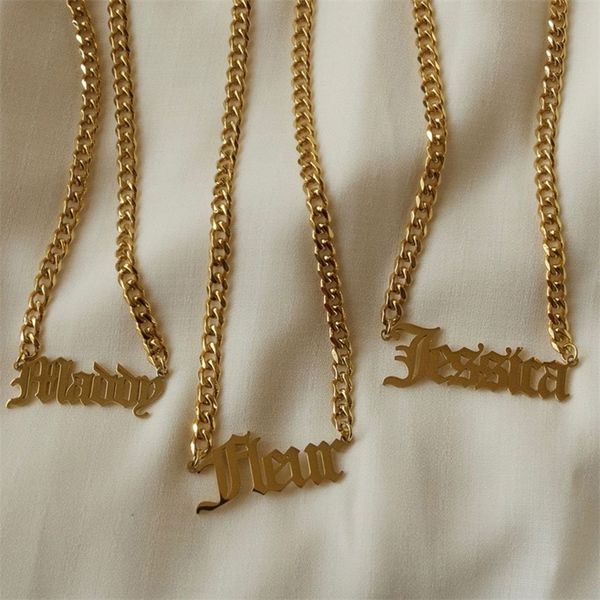 18k gold plated- the gothic nameplate personalised custom name pendant necklace women gift, Silver
18k gold plated- the gothic nameplate personalised custom name pendant necklace women gift, Silver