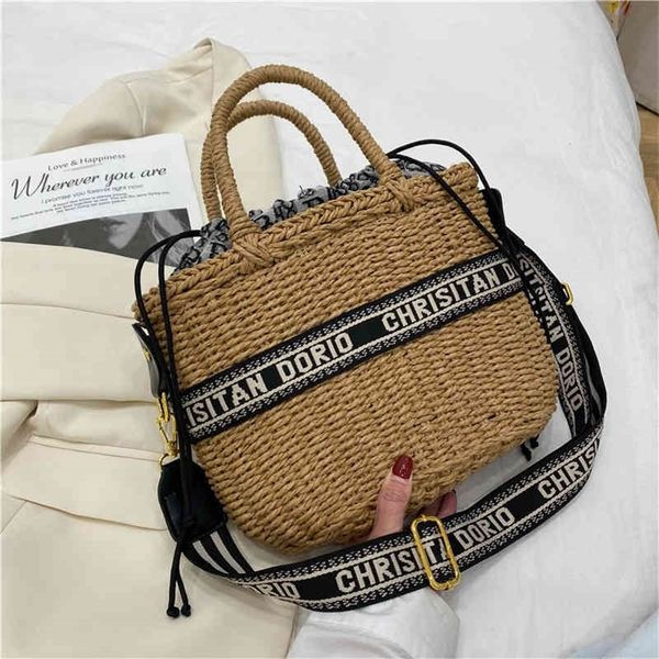 letter embroidery straw woven portable shopping bag 2022 spring new fashion simple single shoulder messenger women's bag large capacity
letter embroidery straw woven portable shopping bag 2022 spring new fashion simple single shoulder messenger women's bag large capacity