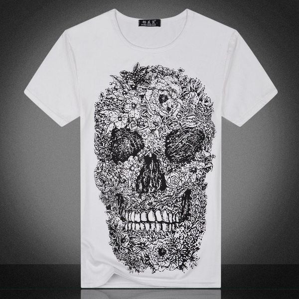 men's t-shirts 1pcs tee brand skull 3d printed men tshirts masculina shirt homme camiseta, White;black
men's t-shirts 1pcs tee brand skull 3d printed men tshirts masculina shirt homme camiseta, White;black