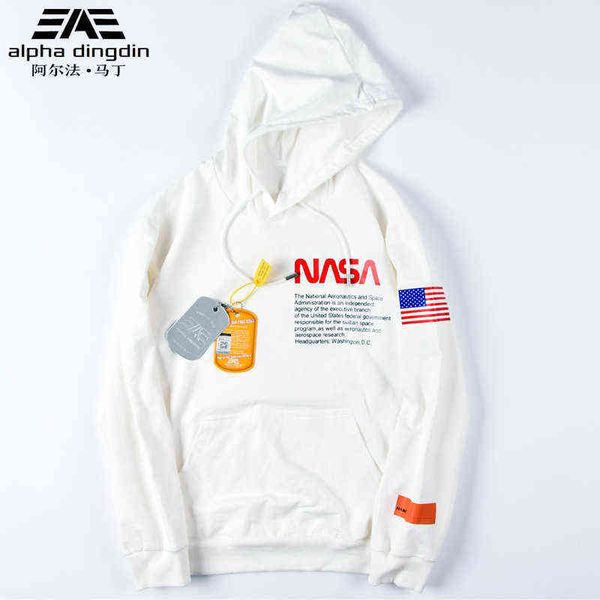 hoodies sweatshirts designer hoodie nasa co branded men's hooded alpha martin printed sweater wo spring autumn leisure sports, Black
hoodies sweatshirts designer hoodie nasa co branded men's hooded alpha martin printed sweater wo spring autumn leisure sports, Black