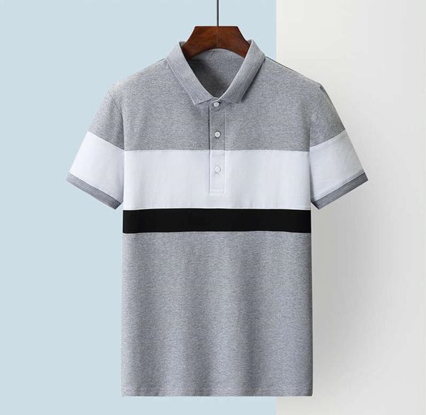 2022 men's t shirt cotton casual loose lapel polo t-shirts stitching sports short sleeve plus size m-4xl, White;black
2022 men's t shirt cotton casual loose lapel polo t-shirts stitching sports short sleeve plus size m-4xl, White;black