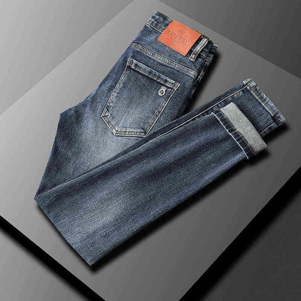 blue casual jeans men's fashion brand 2022 autumn and winter slim fit small feet large pants
blue casual jeans men's fashion brand 2022 autumn and winter slim fit small feet large pants