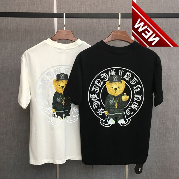 50% off discount ch new fashion in summer ch violent bear horshoe sanskrit printing net red loose casual short sleeve factory direct sale, White;black
50% off discount ch new fashion in summer ch violent bear horshoe sanskrit printing net red loose casual short sleeve factory direct sale, White;black