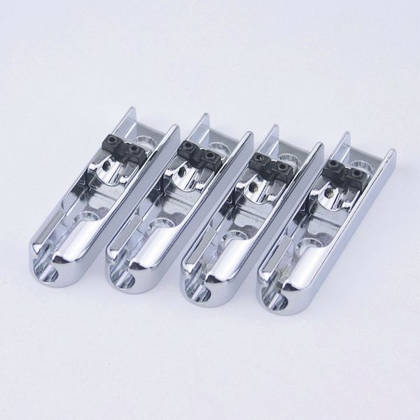 4 pieces single-string bass bridge with lock down for 4 strings electric bass chrome
4 pieces single-string bass bridge with lock down for 4 strings electric bass chrome
