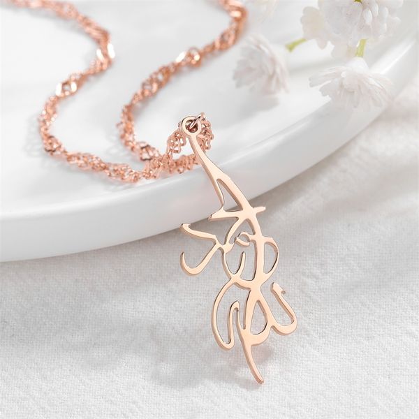 custome arabic necklace alhamdulillah calligraphy pendant koran chain gold stainless steel for women god allah quran jewery gift, Silver
custome arabic necklace alhamdulillah calligraphy pendant koran chain gold stainless steel for women god allah quran jewery gift, Silver